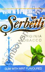 Serbetli 50 гр - Gum with Mint (Жевательная резинка с Мятой)