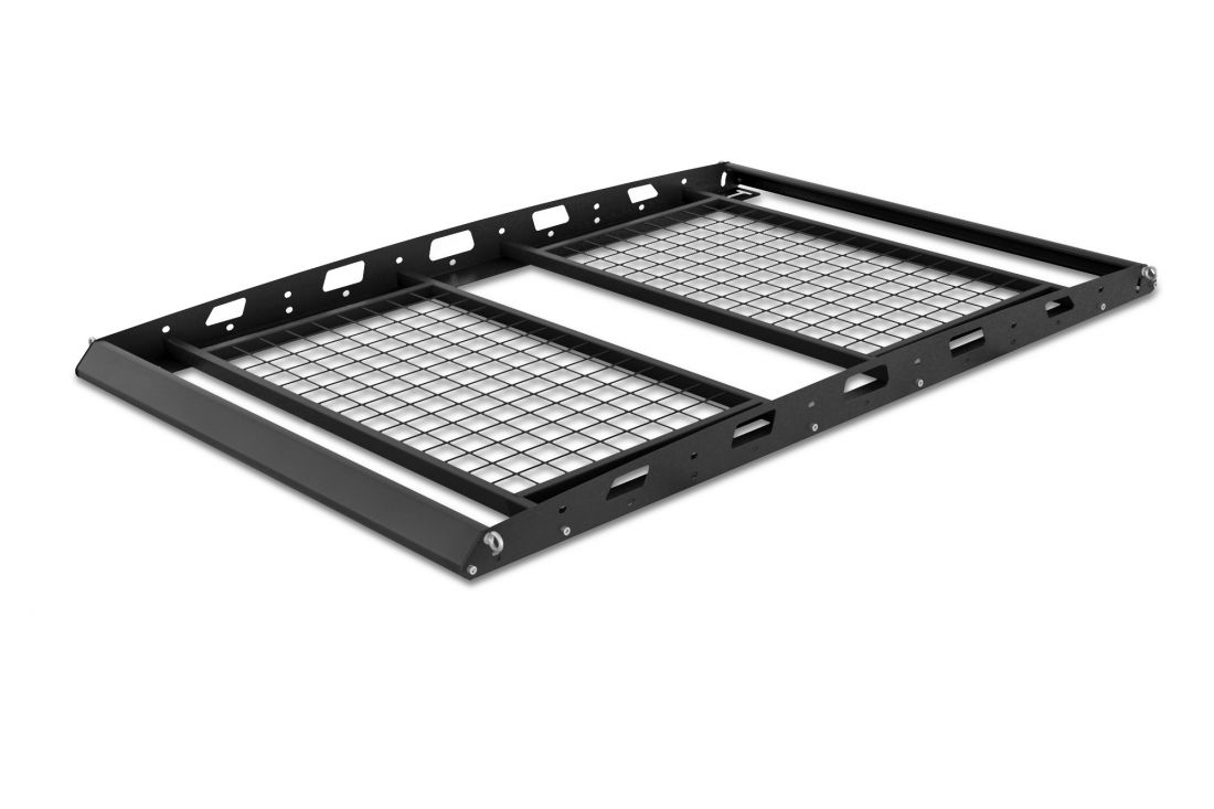 Багажник-корзина двухсекционная универсальная с основанием-решетка (ППК) 1630х1110мм под поперечины