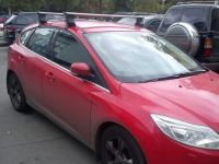 Багажник на крышу Ford Focus 3, Атлант, аэродинамические дуги