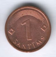 1 сантим 2005 г. Латвия
