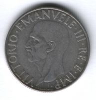 1 лира 1939 г. Италия