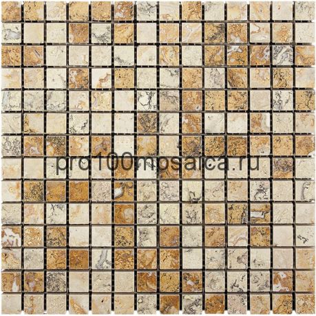 M091-20P (M090C-20P) Мозаика Травертин 20*20 ADRIATICA 305*305*10 мм (NATURAL)