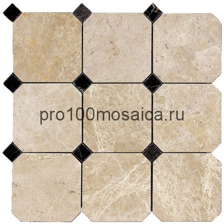 M036+M076-BP Мозаика Мрамор 100*100 OCTAGON 305*305*10 мм (NATURAL)