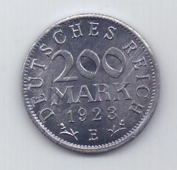 200 марок 1923 г. Е. Германия