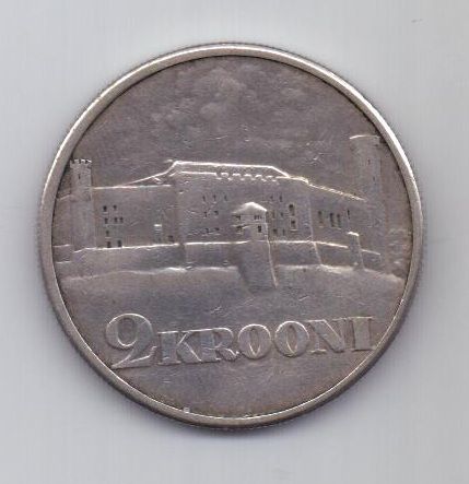 2 кроны 1930 г. XF. Эстония