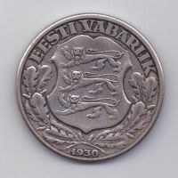 2 кроны 1930 г. Эстония