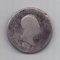 2 злотых 1816 г. Александр l. Польша. Россия.