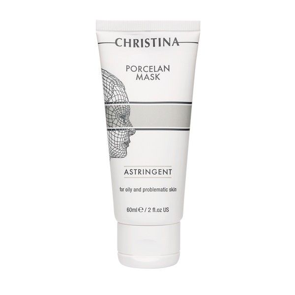 Поросуживающая фарфоровая маска для лица Christina (Кристина) 60 мл