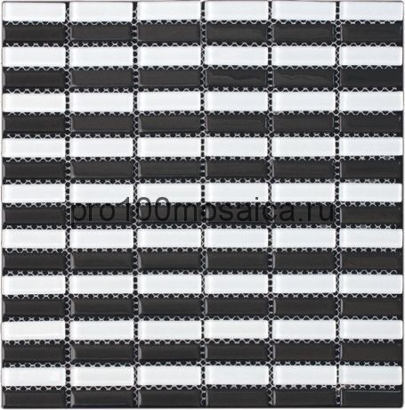 SML-112 (112-4)  Мозаика Стекло 15*48 SPECTRUM 298*298*4 мм (NATURAL)