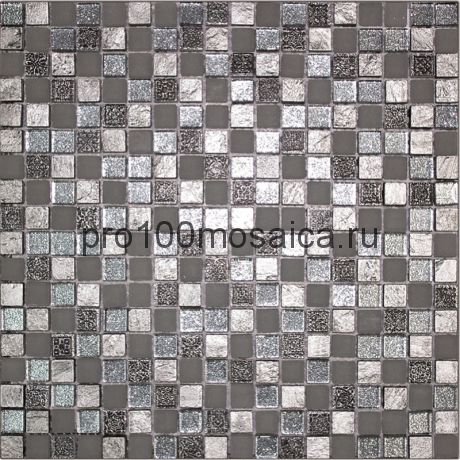 BDA-1546 Мозаика Стекло+Мрамор+Агломерат 15*15 INKA 298*298*8 мм (NATURAL)