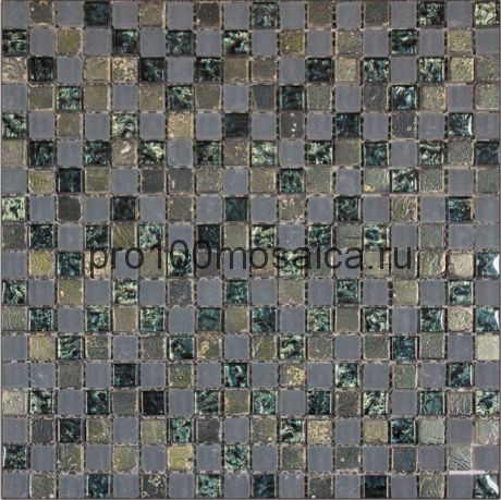 BDA-1581 (BDA-91)  Мозаика Стекло+Мрамор+Агломерат 15*15 INKA 298*298*8 мм (NATURAL)