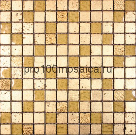 BDA-2302 (BDA-84) Мозаика Стекло+Мрамор+Агломерат 23*23  INKA 298*298*8 мм (NATURAL)