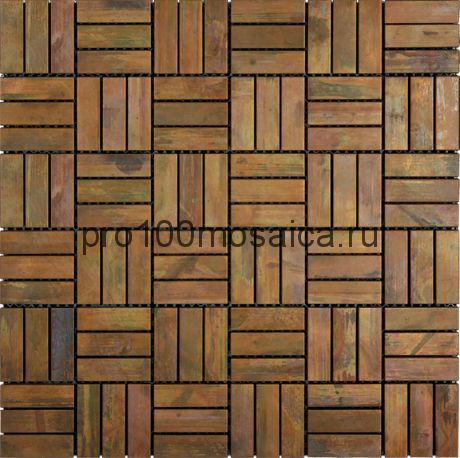 MM-03 (GTM-08)  Мозаика Медь 48*15 METALL 298*298*8 мм (NATURAL)