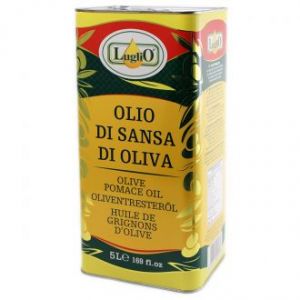Оливковое масло Помас для жарки Luglio Olio di sansa di oliva - 5 л (Италия)