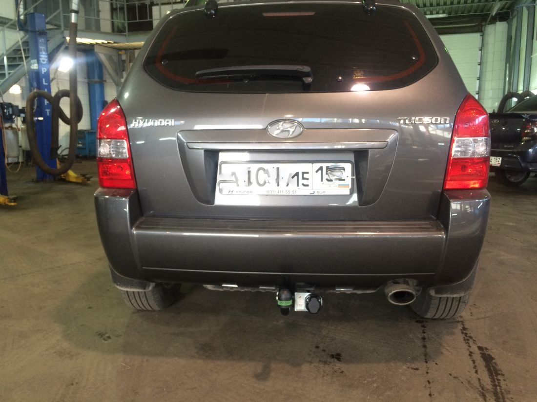 Фаркоп Лидер Плюс для HYUNDAI TUCSON (JM) 2004-2010/ KIA SPORTAGE (JE) 2005-2010
