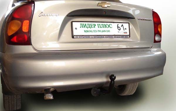 Фаркоп Лидер Плюс для CHEVROLET LANOS/ DAEWOO LANOS, SENS (KLAT) (седан) 1997/5 - ....