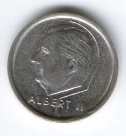 1 франк 1994 г. Бельгия