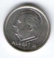 1 франк 1994 г. Бельгия