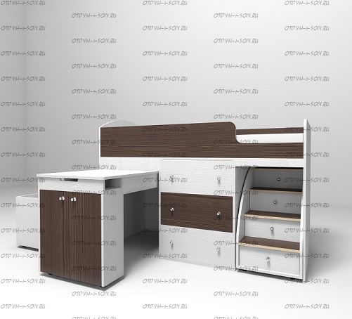 Кровать-чердак Малыш