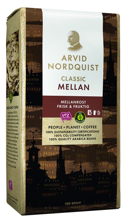 Arvid Nordquist Classic MELLAN  кофе молотый 500 гр