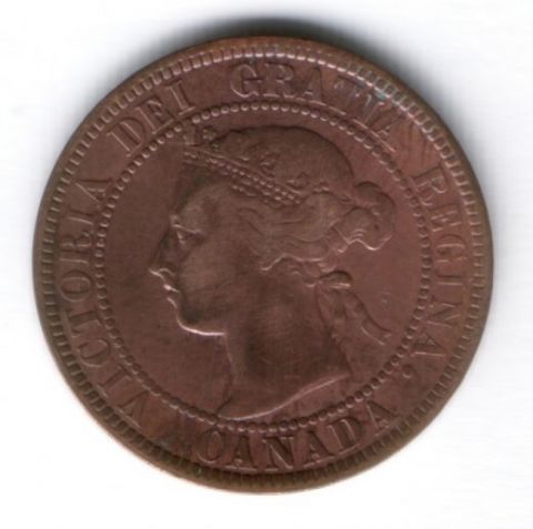 1 цент 1899 г. Канада