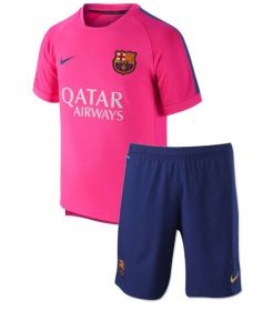 Барселона форма игровая 2014-15 Nike Резервная Розовая