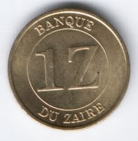 1 заир 1987 г. Заир