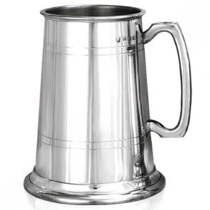 Гигантский Кельтский Танкард "Две линии" HEAVY GAUGE 2 PT STRAIGHT 2 LINE TANKARD