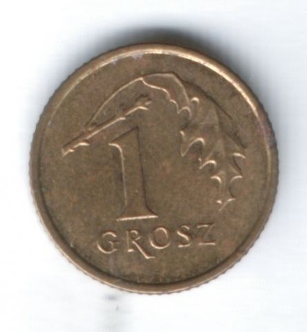 1 грош 1998 г. Польша