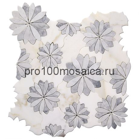 FIO-2 Мозаика части разных размеров серия FIORE, размер, мм: 300*300*10 (Skalini)