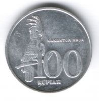 100 рупий 2002 г. Индонезия