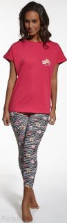624-42 Cornette пижамка женская футболка и бриджи. Изумительный комплект домашней одежды. Отличное Ночное белье от польского производителя Cornette Лето 2015. Интернет магазин женских пижам и ночных сорочек в Москве.
