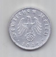 50 пфеннигов 1942 г. G. редкий. Германия