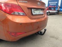 Фаркоп Лидер Плюс для HYUNDAI SOLARIS/ KIA RIO (хетчбек, седан) 2010-...