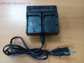 зарядное устройство на 2 аккумулятора LP-E6 Canon б/у