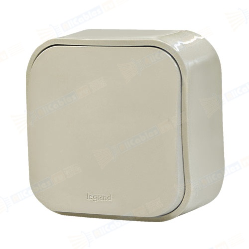 Выключатель 10A 1кл. слоновая  кость Quteo 782230