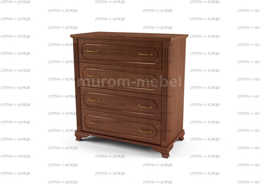 Комод Рейн 4 ящика (92х45х94)