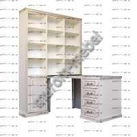 Стол и шкаф-пенал (120х60х75)