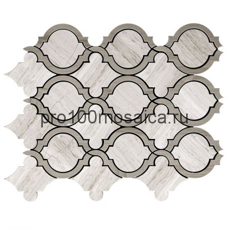 TRL-1 Мозаика части разных размеров серия TRELLIS, размер, мм: 350*278*10 (Skalini)