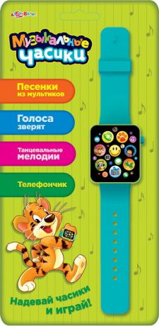 Часики музыкальные (5 песен + 6 мелодий, 2 вида в ассортименте)