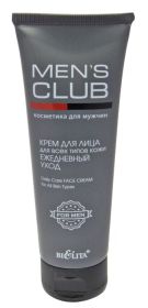 БЕЛИТА MEN'S CLUB КРЕМ ДЛЯ ЛИЦА  ЕЖЕДНЕВНЫЙ УХОД  ДЛЯ ВСЕХ ТИПОВ КОЖИ 75мл.