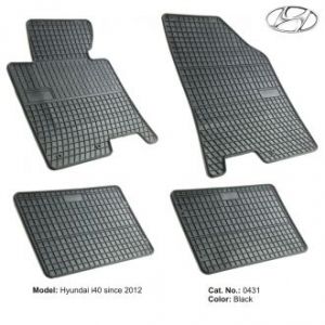 Коврики резиновые Hyundai i40 в салон - арт 0431 Frogum