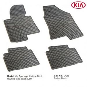 Коврики резиновые Kia Sportage III Frogum (Польша) - арт 0422