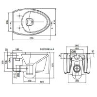 схема унитаза Scarabeo Moai 8604