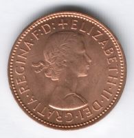1/2 пенни 1967 г. Великобритания