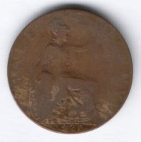 1/2 пенни 1920 г. Великобритания