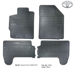 Коврики резиновые Toyota Yaris II Frogum (Польша) - арт 0803