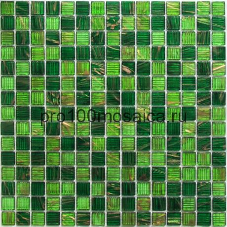 Verde стекло. Мозаика 20*20 серия GOLDEN, размер, мм: 327*327*4 (Bonaparte)
