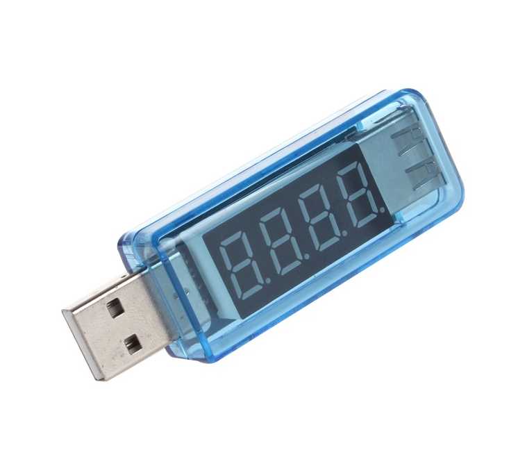 Тестер напряжения и силы тока USB-порта KW-202