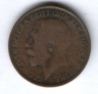 1/2 пенни 1919 г. Великобритания